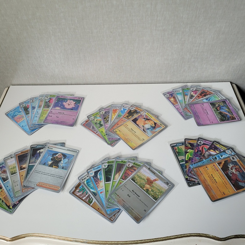 Pokemon Card Lot 40ct Mixed Holo Reverse Holo Double Rare ex Promo TCG Bundle